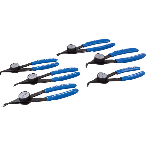 Ensembles de pinces transformables pour bagues de retenue - boîtier en plastique inclus, 6 Morcea Quali-T-Solutions