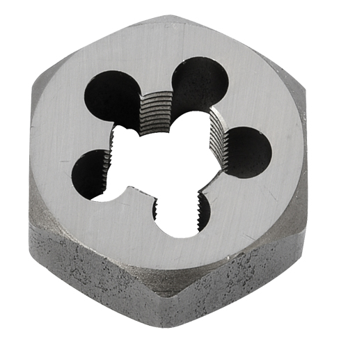 &eacute;crou &agrave; refileter hexagonale, dia. 1"/1-1/16", Filet de 3/8"-18, Acier au carbone/Acier au chrome Quali-T-Solutions