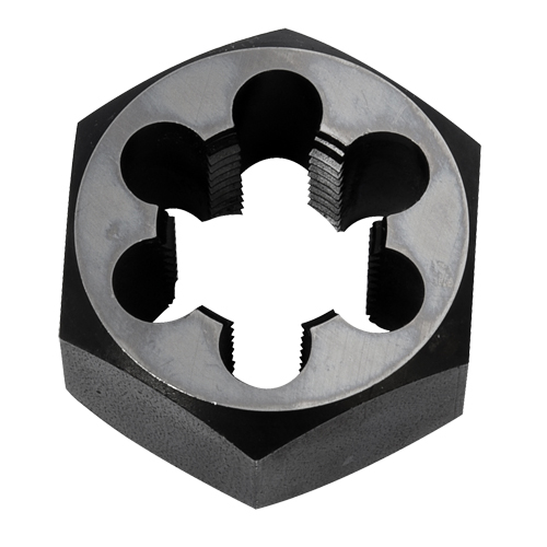&eacute;crou &agrave; refileter hexagonale, dia. 2"/1", Filet de 3/4"-14, Acier au carbone/Acier au chrome Quali-T-Solutions
