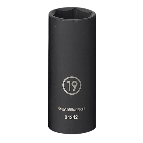 Socket, Impact, 13 mm, 3/8" Drive, 6 Points, Deep Quali-T-Solutions