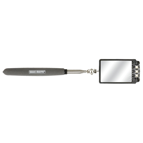 Inspection Mirror, Rectangular, 2-3/4" L x 1-7/8" W, Telescopic Quali-T-Solutions