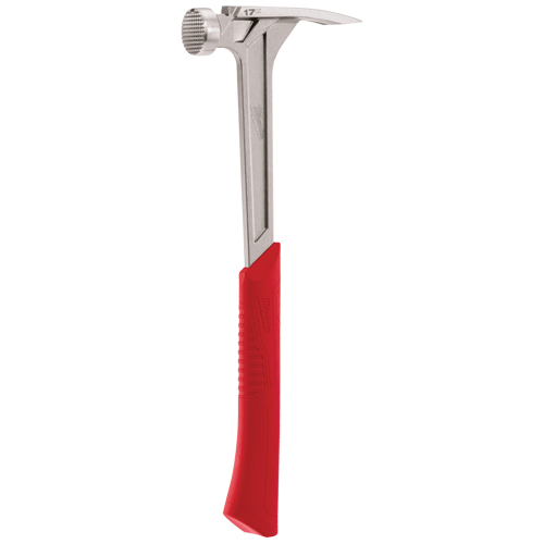 Marteau de charpente &agrave; face usin&eacute;e, 17 oz, Prise en Acier plein, 16-1/8" lo Quali-T-Solutions