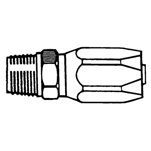 Fittings - Reusable Hose Fittings, 1/2" Dia., Brass Quali-T-Solutions