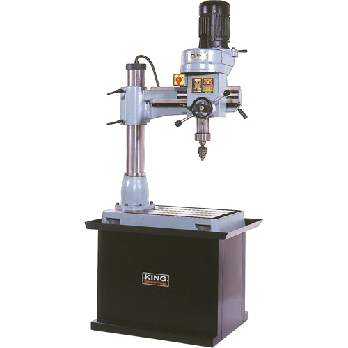 Radial Drilling Machine, 1/2" Chuck, 5 Speed(s), 21-5/8" W X 19-5/8" L, #3 Morse Quali-T-Solutions