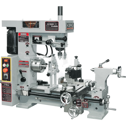 Combo Lathe/Milling Machine, 43" L x 19-1/2" W x 38" H Quali-T-Solutions