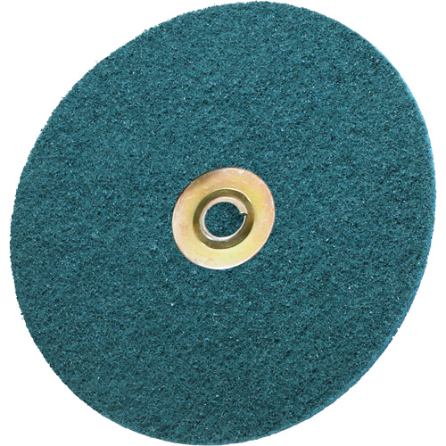 Disque de conditionnement de surface Scotch-Brite, 4-1/2" dia., Grain Moyen, Oxyde d'aluminium Quali-T-Solutions