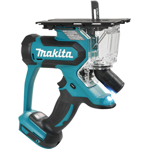 D&eacute;coupeuse de placoplatre (outil seulement), 18 V, Lithium-ion, 0-6000 coups/min, 1/4" Longueur de la course Quali-T-Solutions