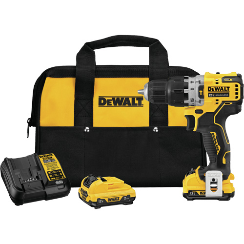 Ensemble de tournevis &agrave; percussion avec moteur sans balai Xtreme, 12 V, 3/8", 250 UWO, 0-1500 tr/min Quali-T-Solutions