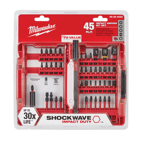 Jeu d'embouts pour cl&eacute; &agrave; chocs Shockwave Quali-T-Solutions