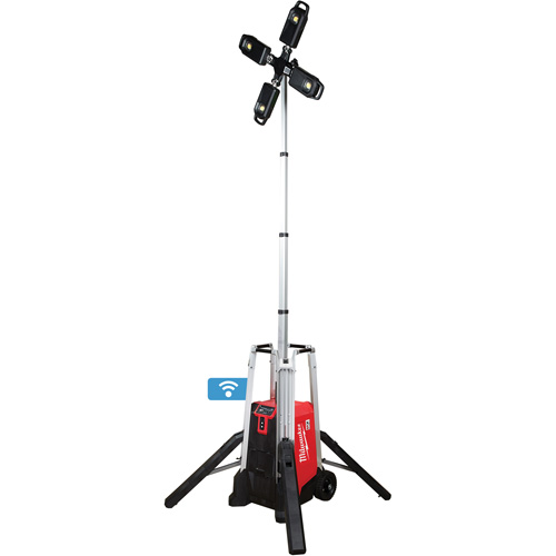 MX Fuel Rocket Tower Light & Charger, LED, 27000 Lumens Quali-T-Solutions