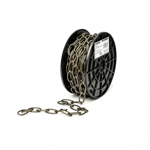 Decorator Chain, Carbon Steel, #10 x 40' (12.2 m) L, 35 lbs. (0.0175 tons) Load Capacity Quali-T-Solutions