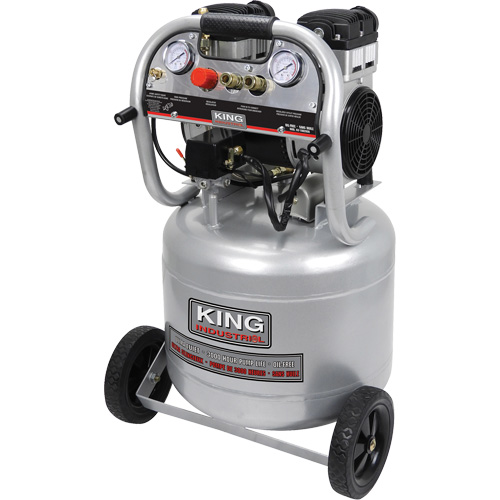 Compresseur &agrave; air sans huile ultra silencieux, &eacute;lectrique, 10 gal. (12 gal. US), 125 PSI, 120/1 V Quali-T-Solutions