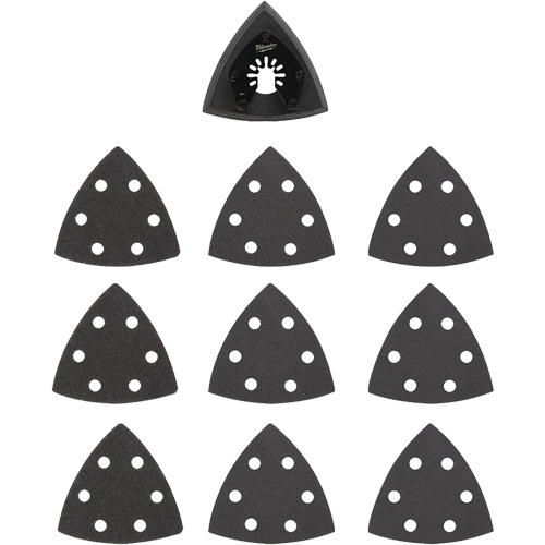 Ensemble pour patin de ponçage triangulaire 3-1/2" Open-Lok Quali-T-Solutions