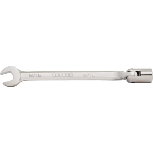 Combination Flex-Head Wrench, 12 Point, 3/8", Satin Finish Quali-T-Solutions