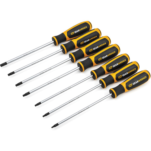Jeu de tournevis &agrave; double mat&eacute;riaux Torx, 7 mcx Quali-T-Solutions