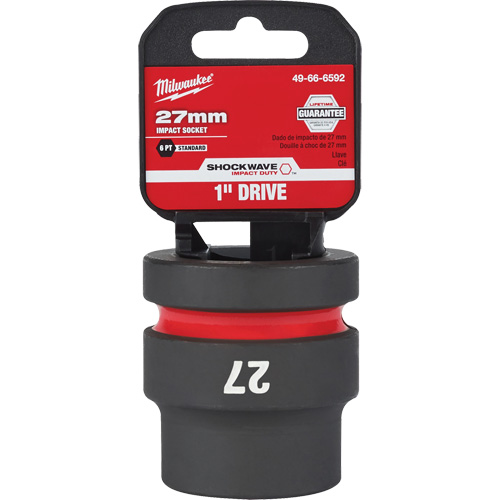 Douille Shockwave Impact Duty, Puissance, 27 mm, Prise 1", 6 pans Quali-T-Solutions