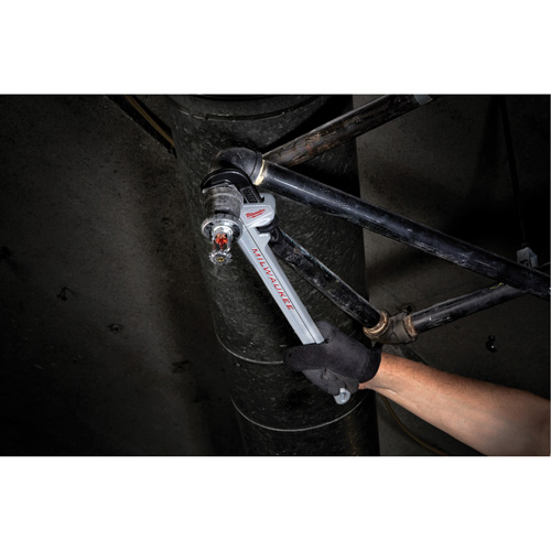 Cl&eacute; &agrave; tuyau avec manche Powerlength, Cap des m&acirc;choires 1-1/2", Longueur 10" Quali-T-Solutions