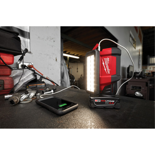 M12 Rover Service & Repair Flood Light with USB Charging, LED, 700 Lumens Quali-T-Solutions