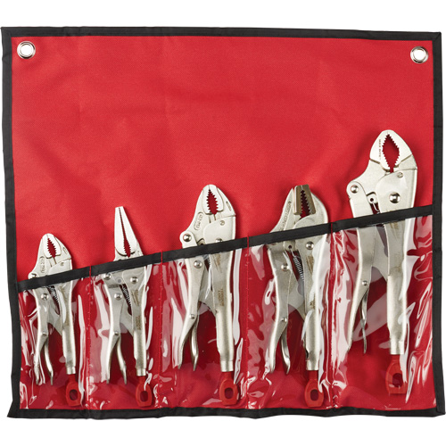 Torque Lock Locking Pliers Kit, 5 Pieces Quali-T-Solutions