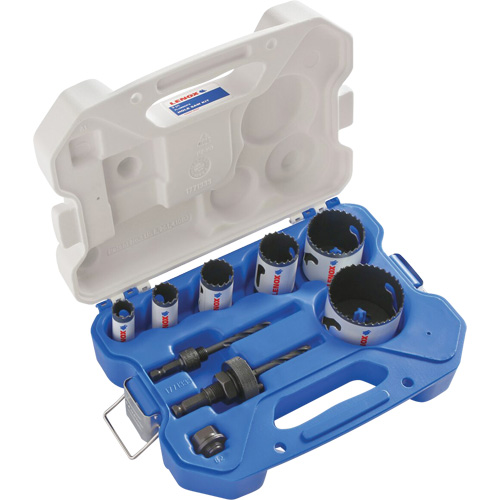 Plumber Bi-Metal Hole Saw Set, 9 Pieces Quali-T-Solutions