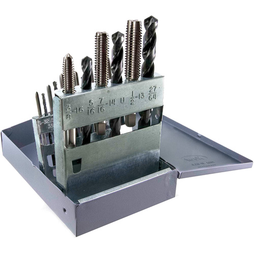 DRILLCO Tap & Drill Set, 18 Pieces Quali-T-Solutions