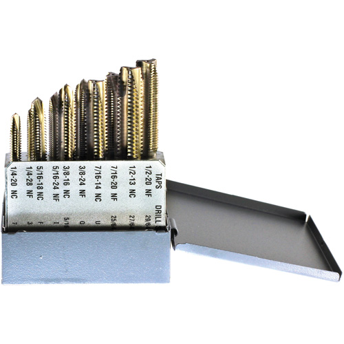 Jeu de tarauds DRILLCO, 10 morcea Quali-T-Solutions