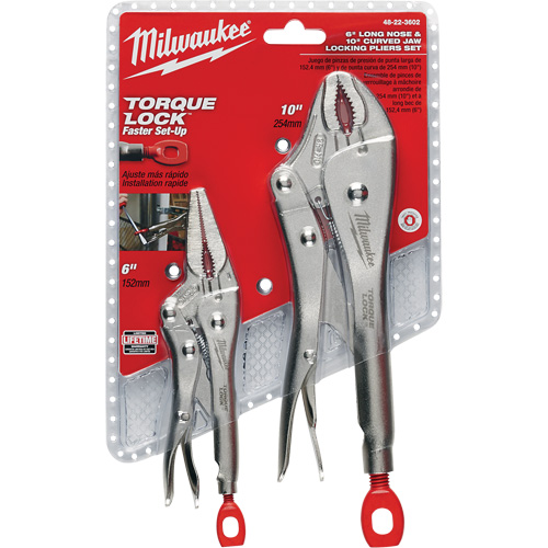 Torque Lock Locking Pliers Set, 2 Pieces Quali-T-Solutions