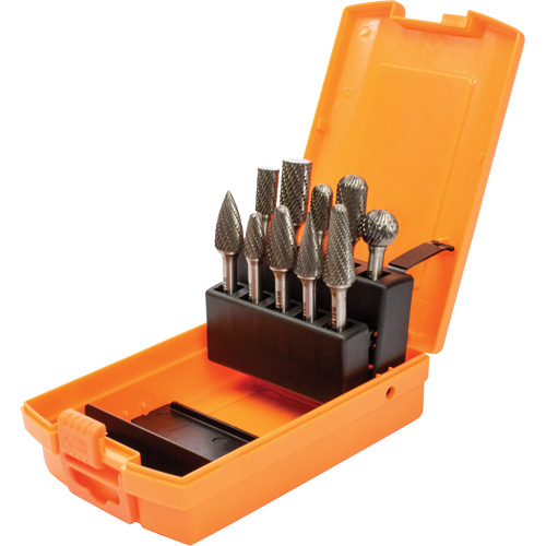 Jeu de fraises au carbure DC, 10 morceaux Quali-T-Solutions