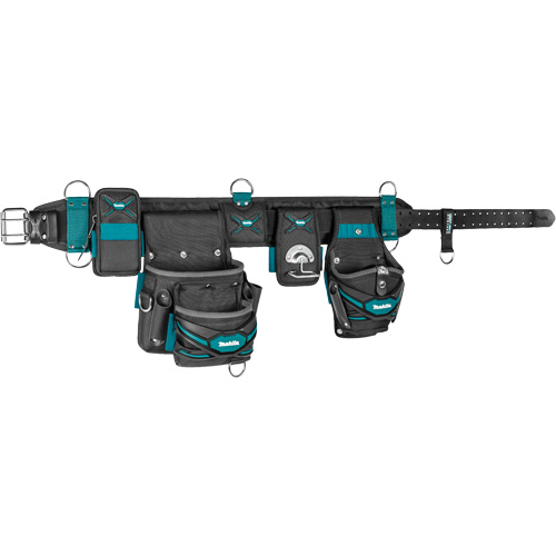 TH3 Ultimate Heavyweight Tool Belt Set, Polyester, Blue/Grey Quali-T-Solutions