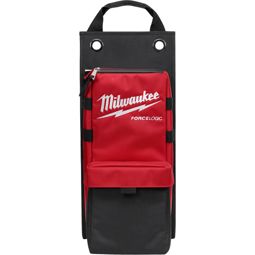 Sac pour sertisseur/coupe-c&acirc;bles polyvalent, Nylon, 2 pochettes, Noir/Rouge Quali-T-Solutions