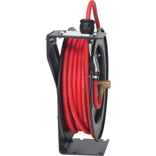 Hose Reel, Air/Water, 1/4" x 35', Single Hose, 300 psi Quali-T-Solutions