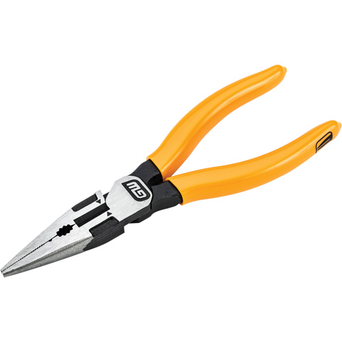 Pitbull Dipped Handle Long Nose Pliers, 6" L Quali-T-Solutions