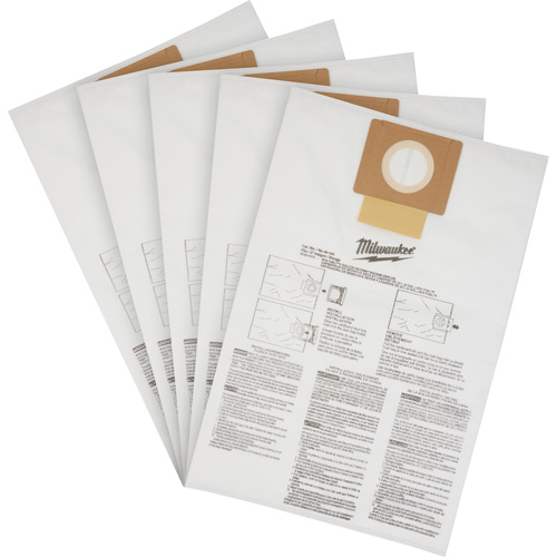 Sacs &agrave; poussi&egrave;re molletonn&eacute;s, 6 gal. US Quali-T-Solutions