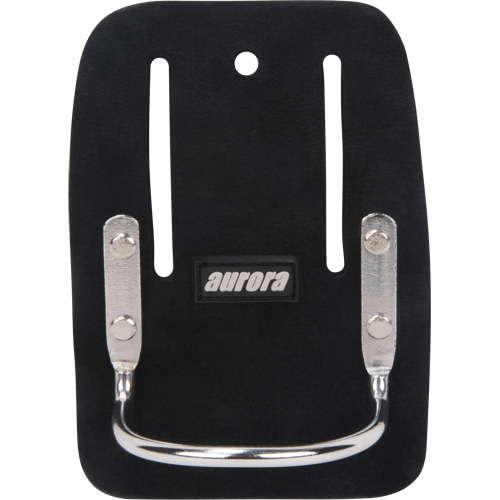 Porte-outil &agrave; anneau en acier, Support pour marteau, Cuir, 0 Poches Quali-T-Solutions