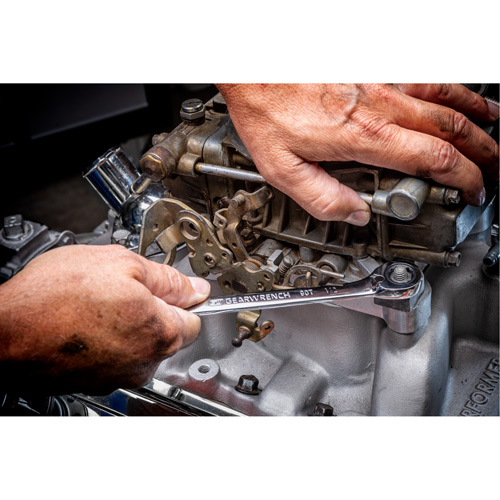 90-Tooth Reversible Ratcheting Wrench, 12 Point, 1/2", Chrome/Polished Finish Quali-T-Solutions