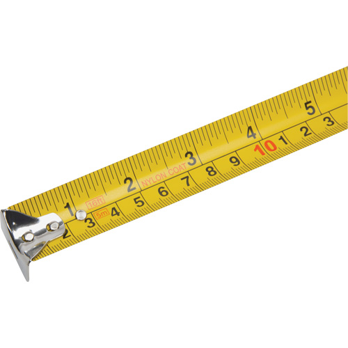 Ruban &agrave; mesurer, 1" x 16', Marques de goujon Imp&eacute;rial & m&eacute;trique Quali-T-Solutions