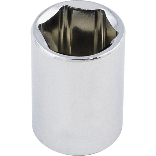 Regular Chrome Socket, 1/2", 3/8" Drive, 6 Points Quali-T-Solutions