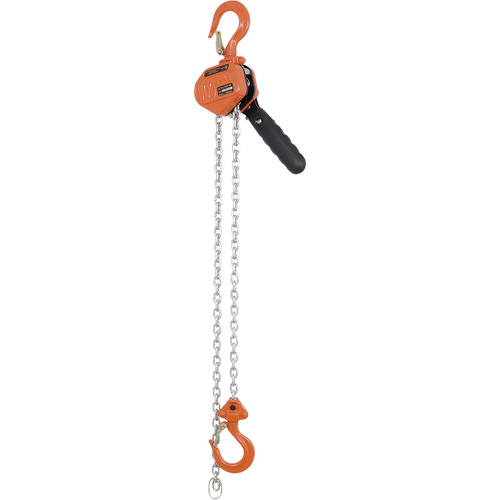 KLP-50-5 Palan &agrave; chaîne &agrave; levier s&eacute;rie VLP pour usage intensif, Lev&eacute;e 5', Cabacit&eacute; 1000 lb (0,5 tonne), Chaîne en Acier galvanis&eacute; Quali-T-Solutions