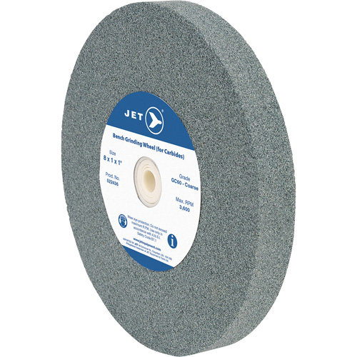 GC810C Bench Grinding Wheel, 8" x 1", 1" Arbor, Silicon Carbide Quali-T-Solutions