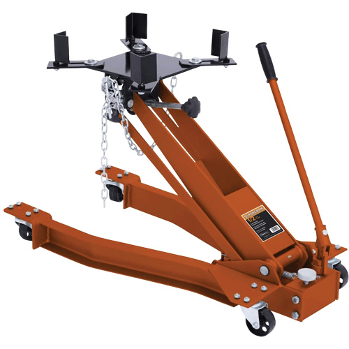Heavy-Duty Transmission Jacks - Low-Profile, 0.5 Ton(s) Lifting Capacity Quali-T-Solutions