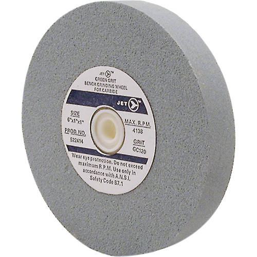 GC675M Bench Grinding Wheels, 6" x 3/4", 1" Arbor, Silicon Carbide Quali-T-Solutions