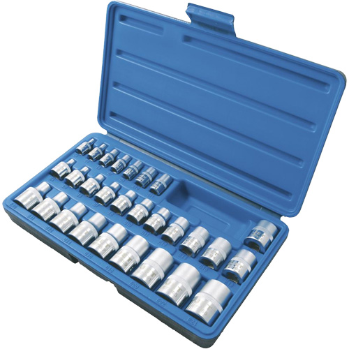 SS328TS Jeu de douilles externes, Torx, Prise 1/2"/1/4"/3/8", 28 mr Quali-T-Solutions