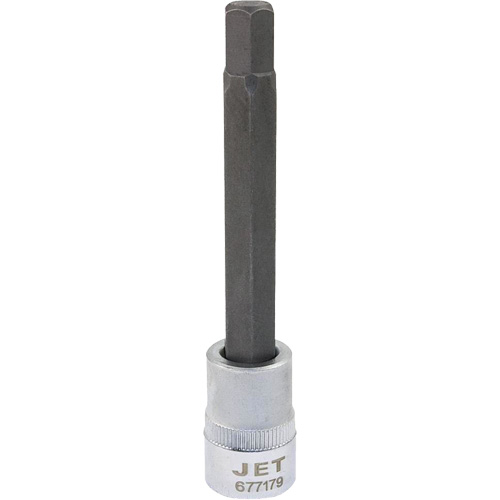 Tr&egrave;s longues douilles &agrave; embout, Hexagonale, 9 mm x 4" lo, Prise 3/8" Quali-T-Solutions