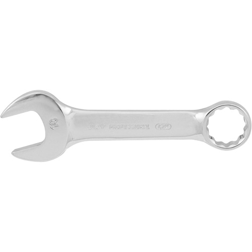 Stubby Combination Wrenches, 18 mm, Chrome Finish Quali-T-Solutions