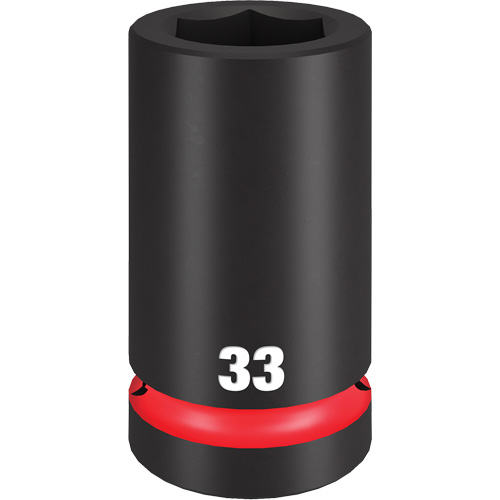 Douille Shockwave Impact Duty, Chocs, 33 mm, Prise 1", 6 pans, Profond Quali-T-Solutions