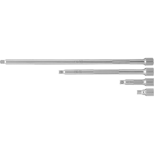 Jeu de rallonges prise, Prise de 3/8", Fini Chrome, 4 M Quali-T-Solutions