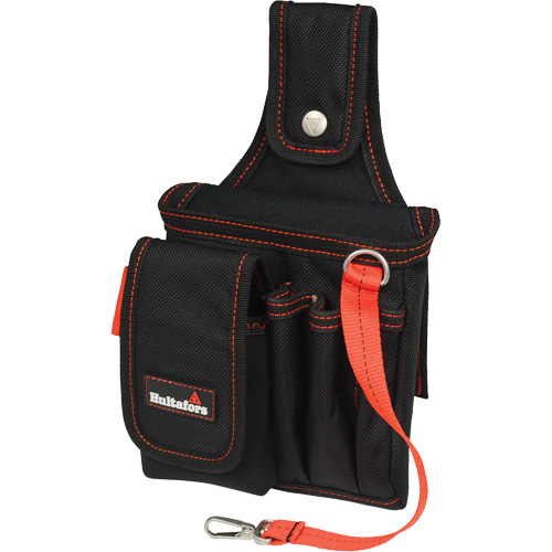 Petite poche pour technicien, Polyester balistique, Noir/Rouge Quali-T-Solutions