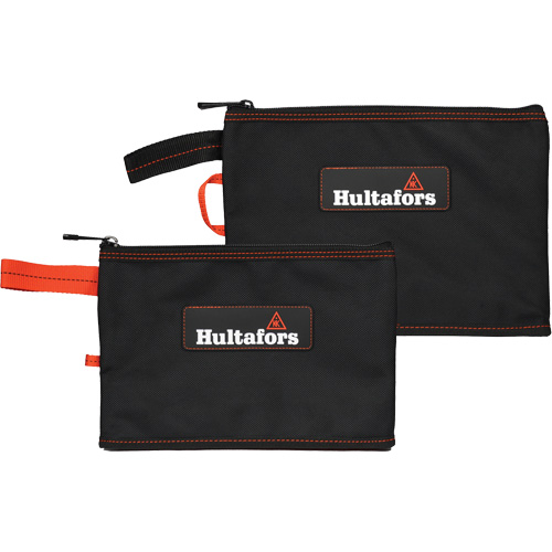 Sac &agrave; fermeture &eacute;clair polyvalent, Polyester balistique, Noir/Rouge Quali-T-Solutions