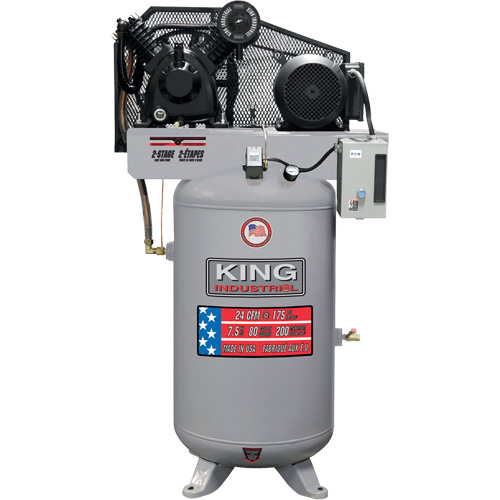 2-Stage Air Compressor, 80 Gal. (96 US Gal) Quali-T-Solutions