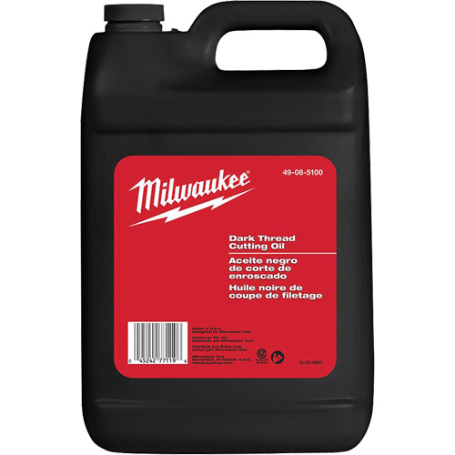 Huile noire de coupe de filetage, Cruche Quali-T-Solutions